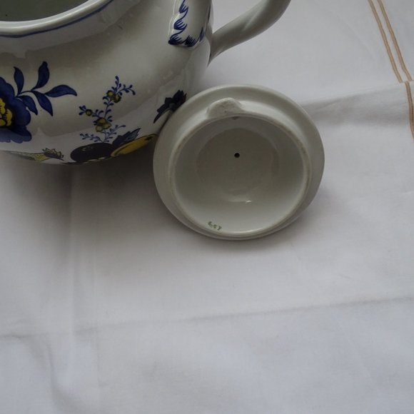 Spode Copeland England Blue Bird Teapot Vintage British Ceramics - Picture 4 of 9